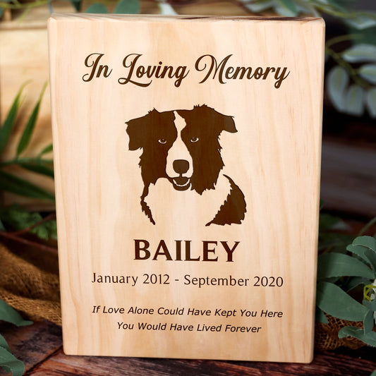 Personalised Pet Memorial (Silouhette Design)