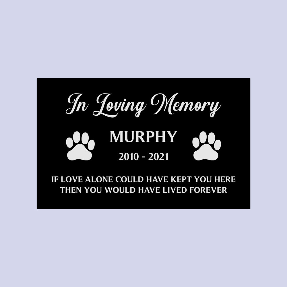 Memorial Plaque Pet (Outdoors)