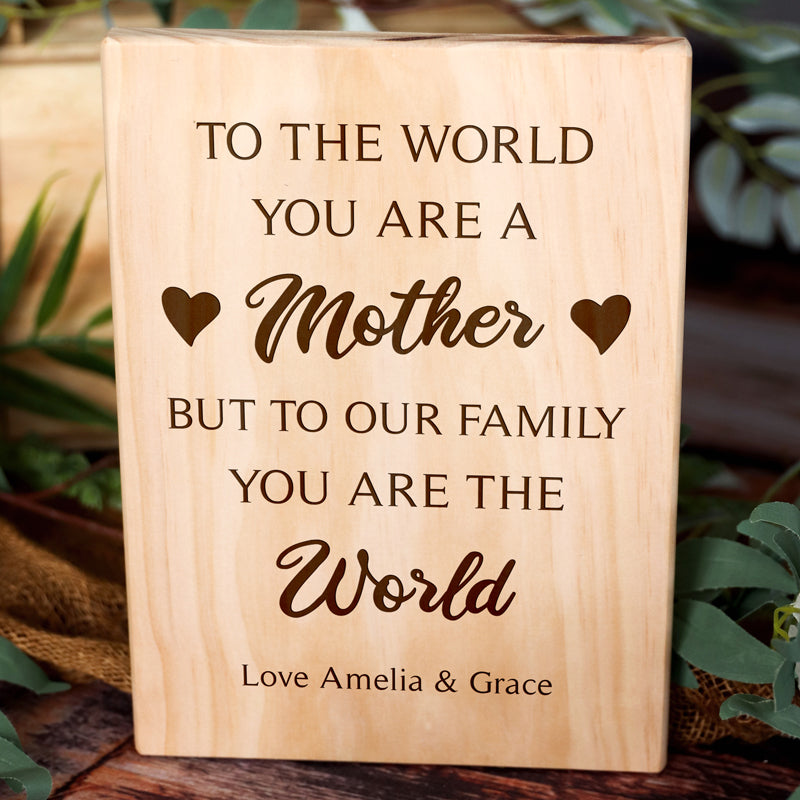 Mother To The World Plaque