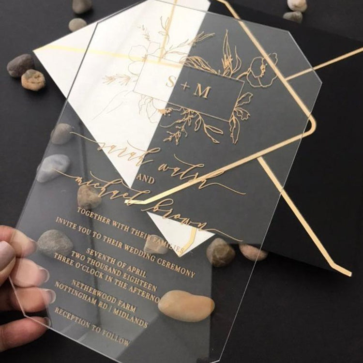 Acrylic Wedding Invitations