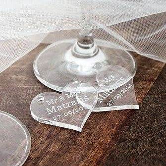 Acrylic Wedding Favours (50pk)